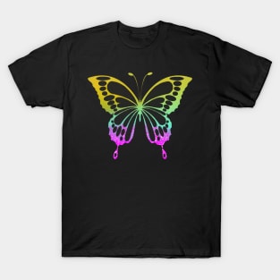 Gradient butterfly T-Shirt